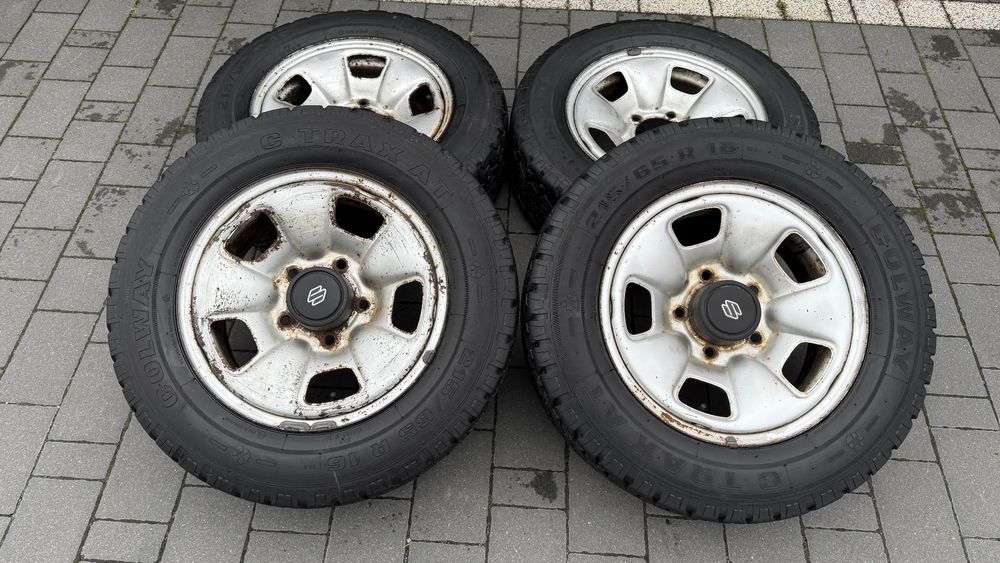 Koła terenowe 215/65 r16 5x139.7 felgi et25 4x4 SUV A/T suzuki grand samurai vitara jimny offroad uaz daihatsu