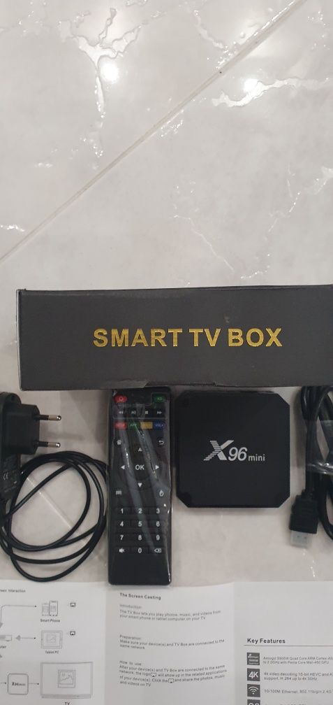 Смарт приставка smart TV box X96