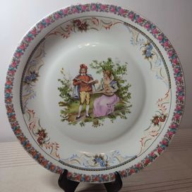 Talerz - Patera Wawel Miłość Wiedeńska porcelana