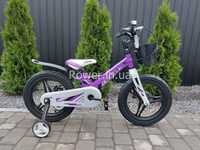 Дитячий магнієвий велосипед для 3-4 роки Crosser Hunter Neo 14 Violet