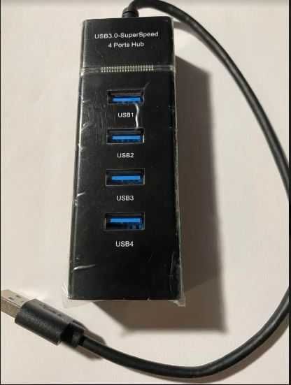 USB хаб  высокоскоростной 5 Гбит/с на 4 порта новый запечатанный