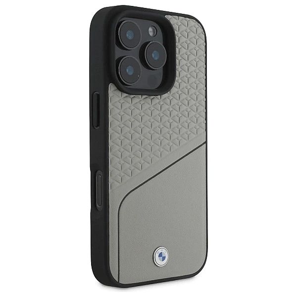 BMW BMHMP16X23RDCLG iPhone 16 Pro Max 6.9" szary/grey hardcase Sign Le