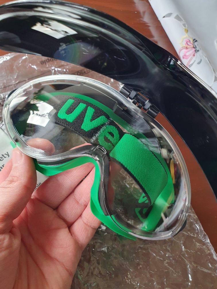 Uvex okulary ochronne spawalnicze z filtrem ultrasonic black/green