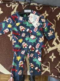 Zestaw komplet świąteczny piżama niemowlęca bluza i spodnie śliczne