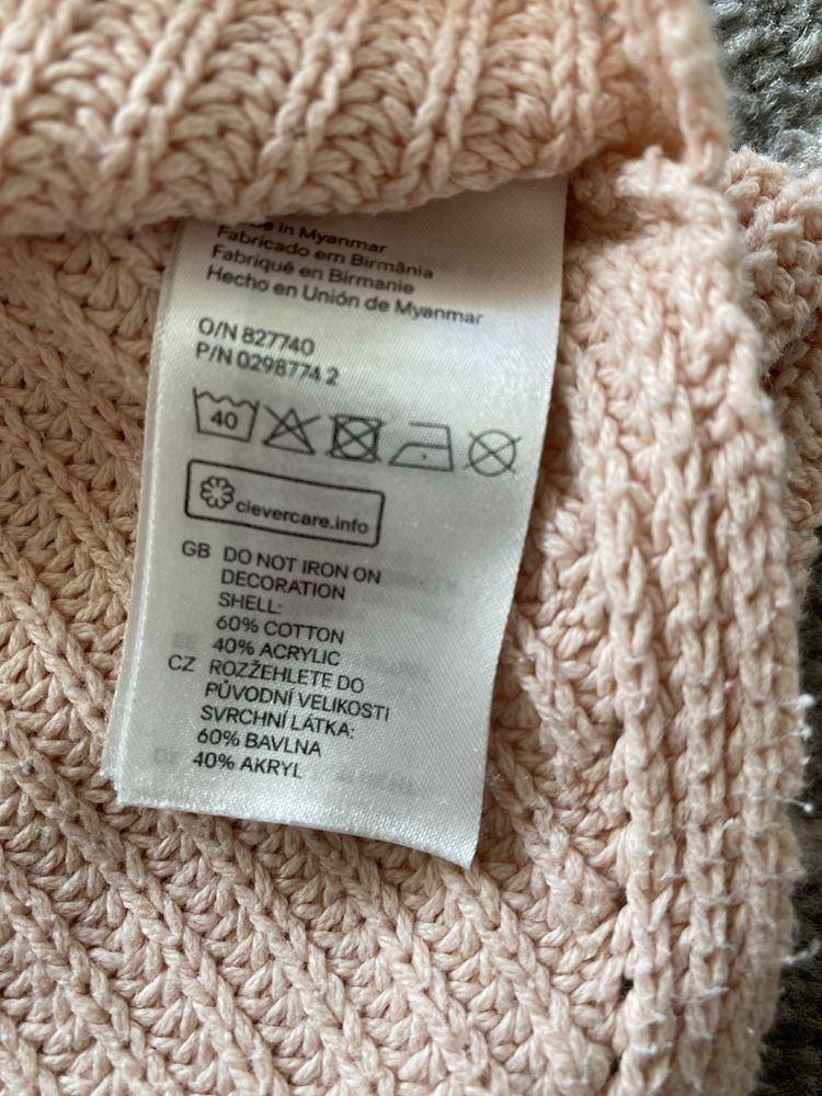 Piękny sweterek H&M, rozmiar 80