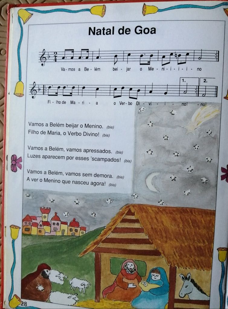 Livro de musica  As Nossas Canções de Natal