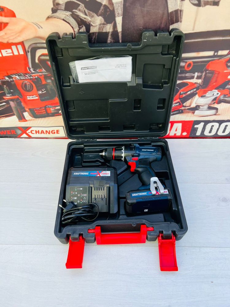 Шуруповерт Kraftronic Einhell TE-CD 18/2 Li-Solo