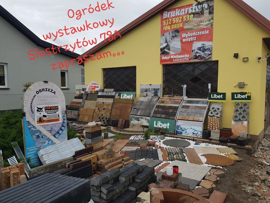 Centrum brukarskie oraz zwir beton piach