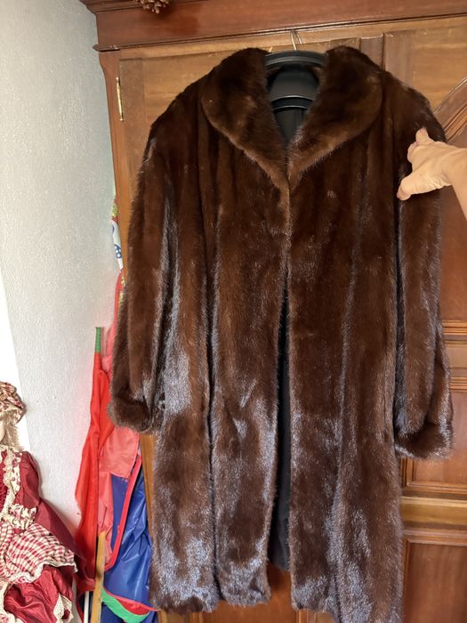 Casaco de vison genuino