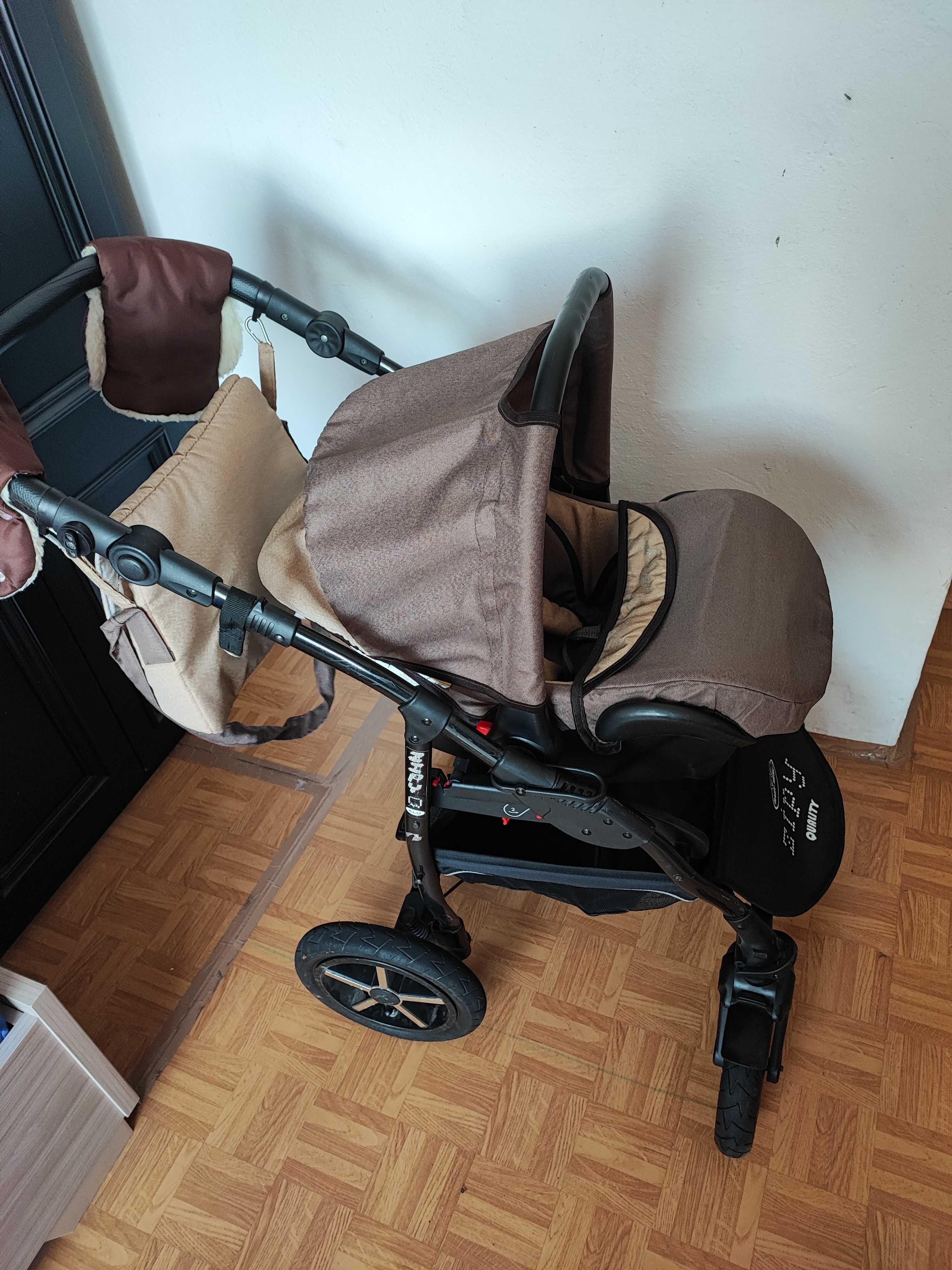 Wózek Baby merc Zipy Q 3w1 brązowy