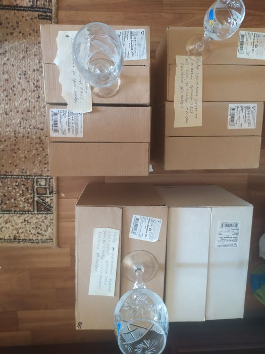 Хрустальные фужеры Неман