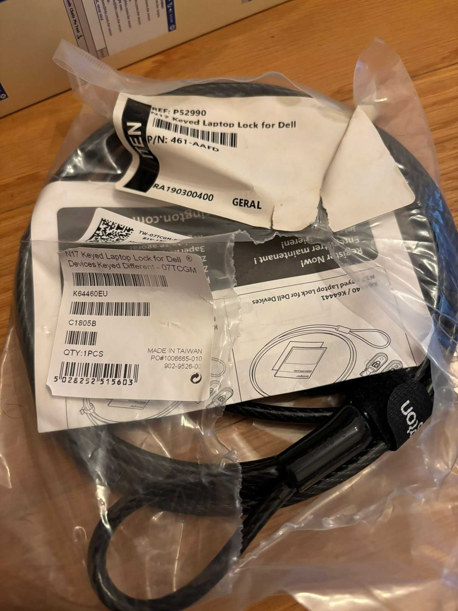 Cadeado portátil laptop Kensington N17