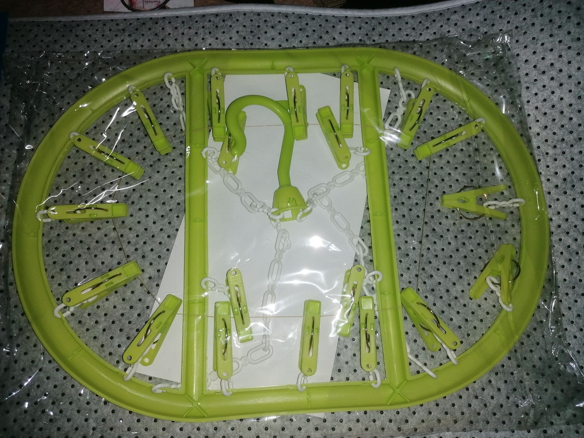 Estendal Oval com 20 molas verde
