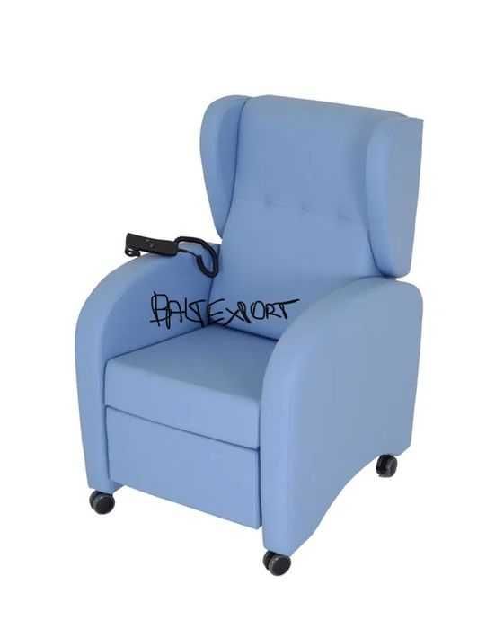 Cadeirao Relax Eletrico Articulado com Orelhas e Rodas Revestido Novo