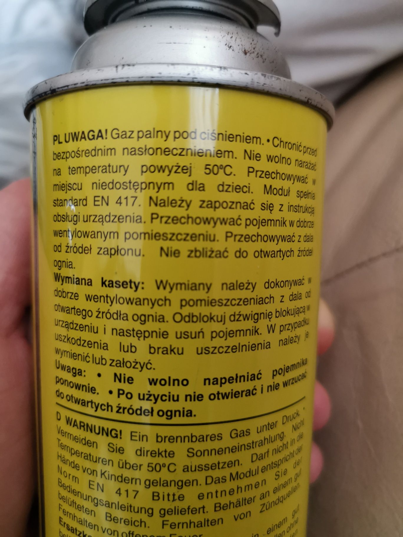 Kartusz , nabój gazowy , gaz do kuchenek - 400ml/227g