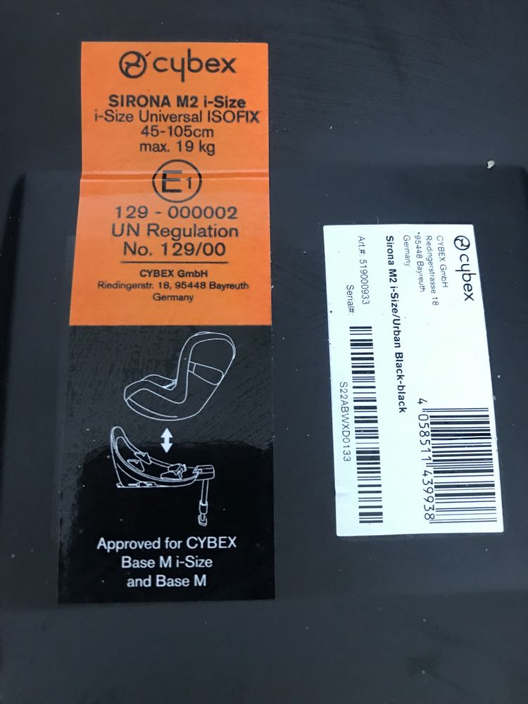 Fotelik Cybex Sirona M2 z baza Izofix