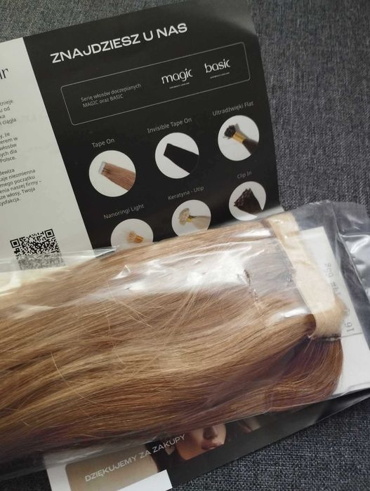 Włosy doczepiane kucyk Best Hair nowy 40 cm