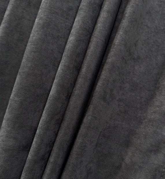 Комплект штор Diamond мікровелюр 150x250 см графітових 2 шт.