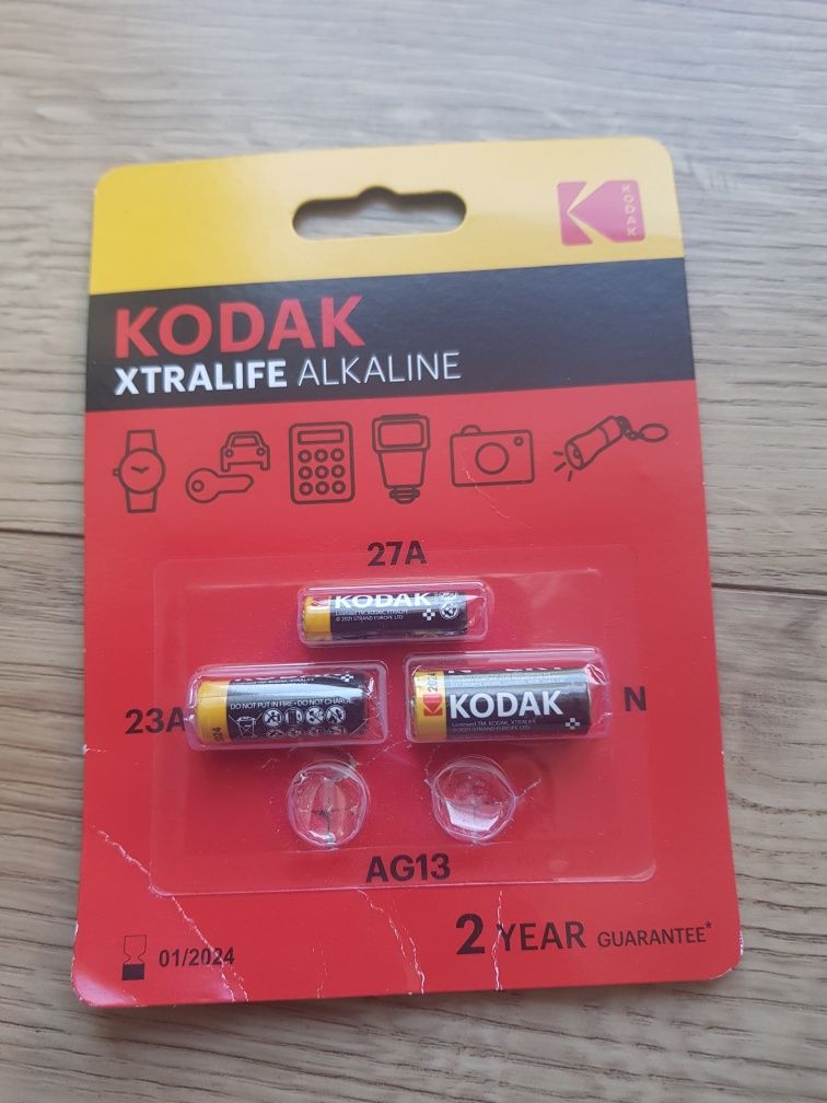 Nowe baterie kodak Xtralife alkaliczne 3 sztuk