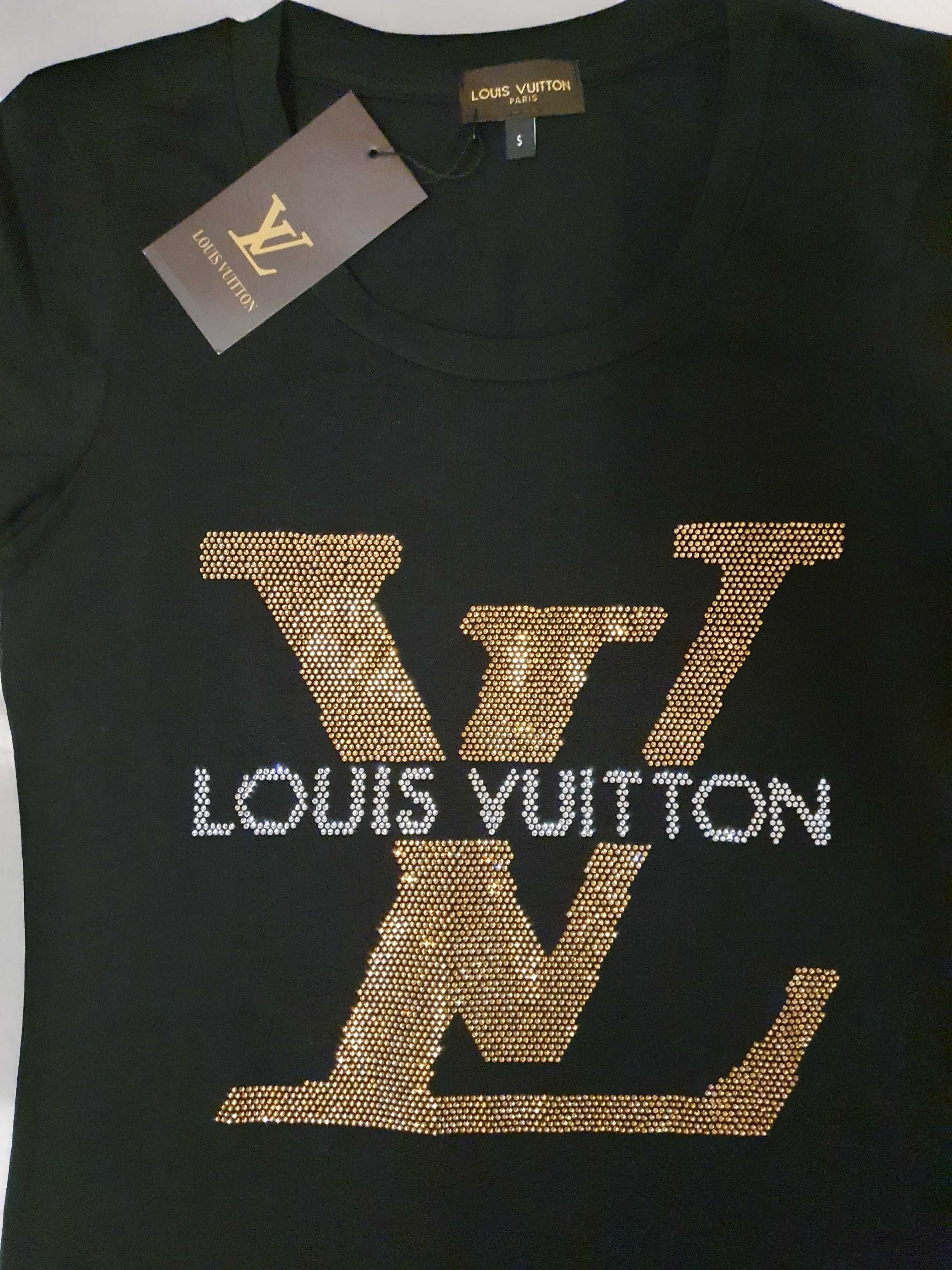 NOWA damska koszulka Louis Vuitton t-shirt LV bluzka S xxl