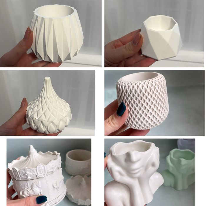 Опт, гіпсові вироби, кашпо