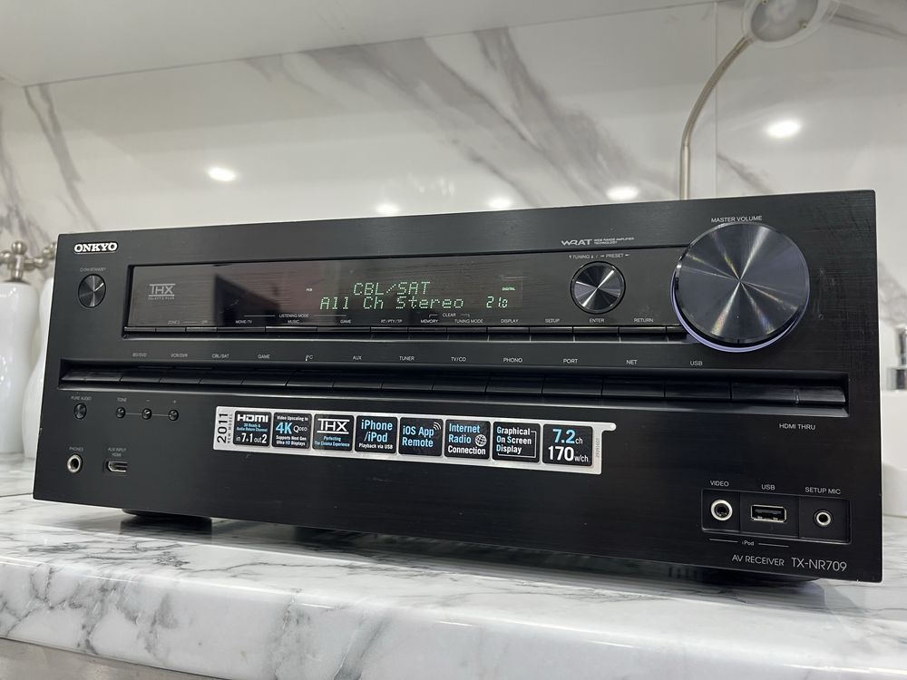 AV Ресивер - Onkyo TX-NR 709 / под ремонт