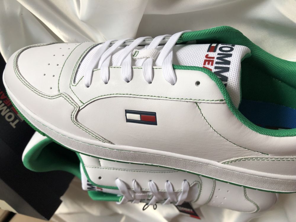 Tommy Jeans męskie buty r. 45 nowe białe sportowe sneakersy
