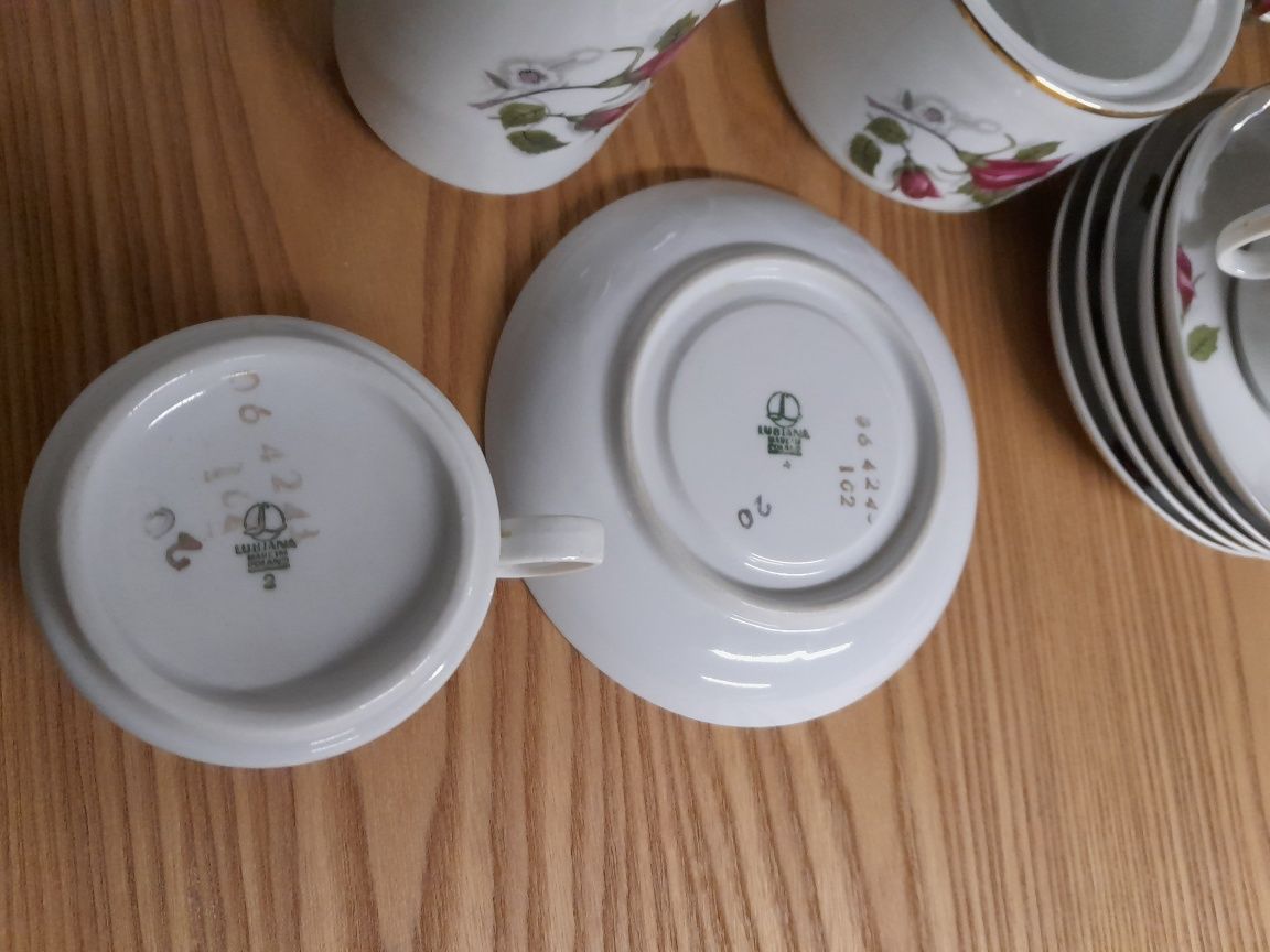 Porcelana PRL Retro polska china