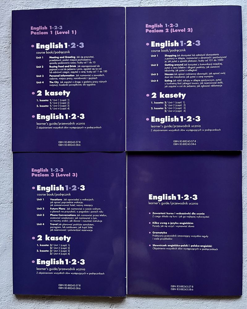 Berlitz English 1-2-3 kurs jęz. angielski  Reader’s Digest kasety