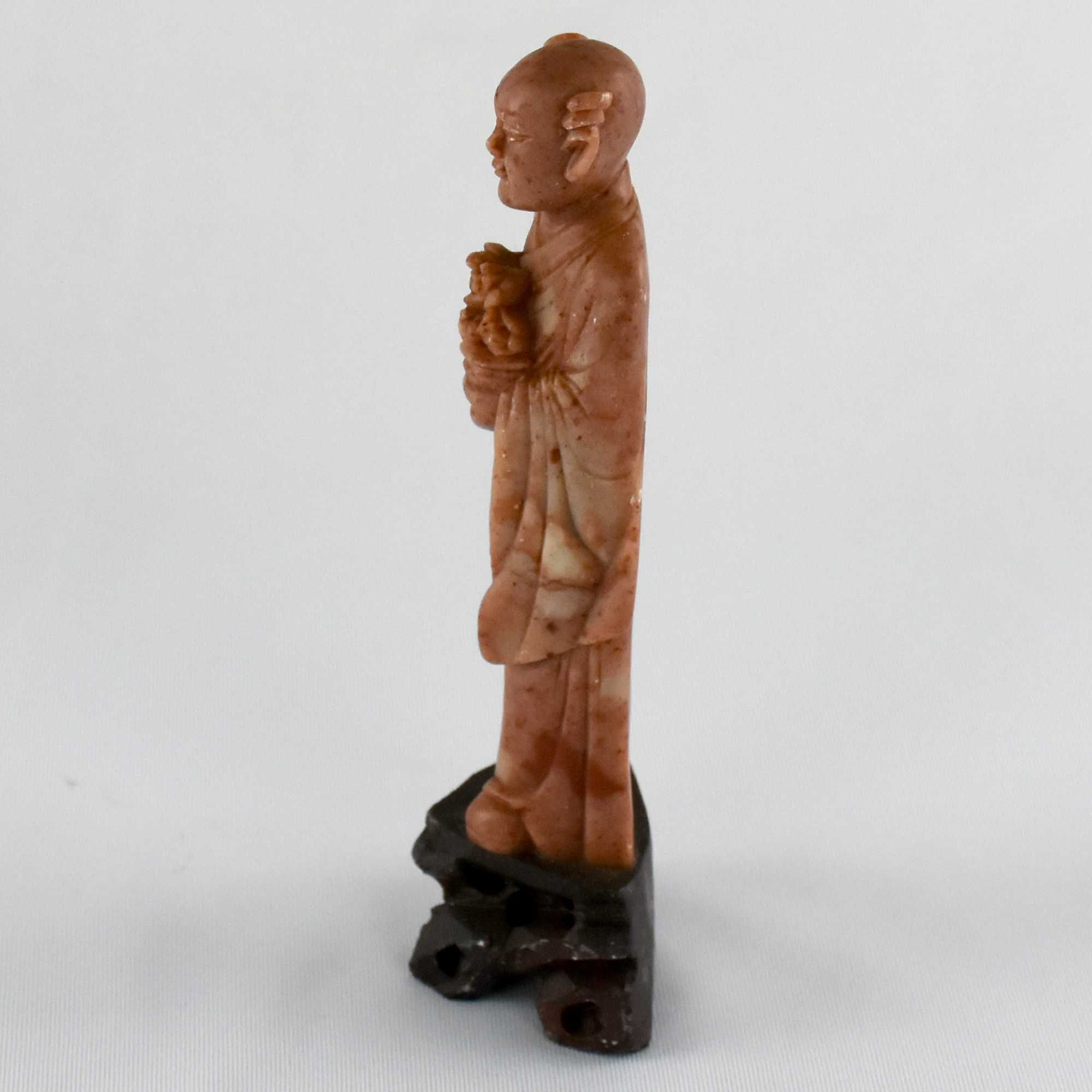 Figura de Imortal Lan Caihe, China, Pedra de Sabão, circa 1900