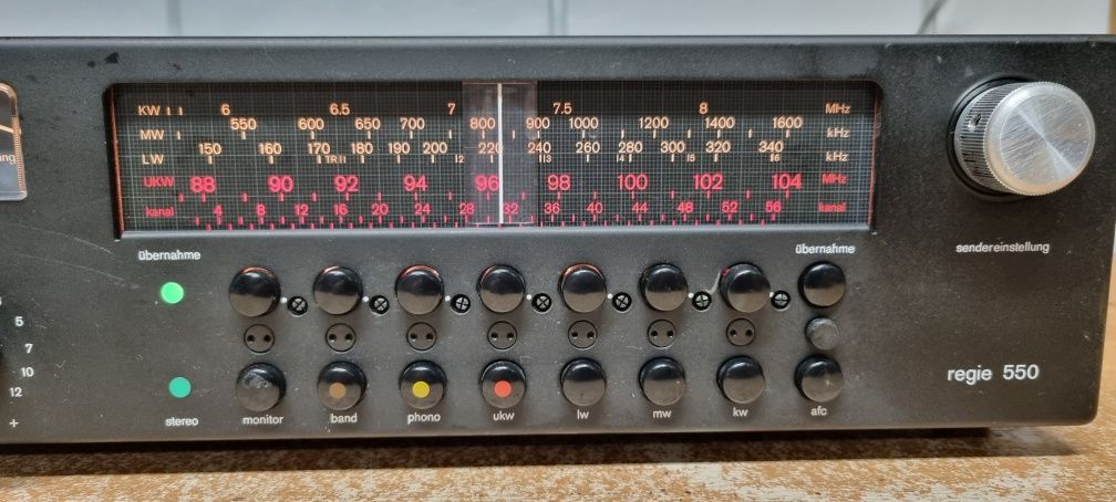 amplituner BRAUN cev-550 Regie. Vintage hi-fi