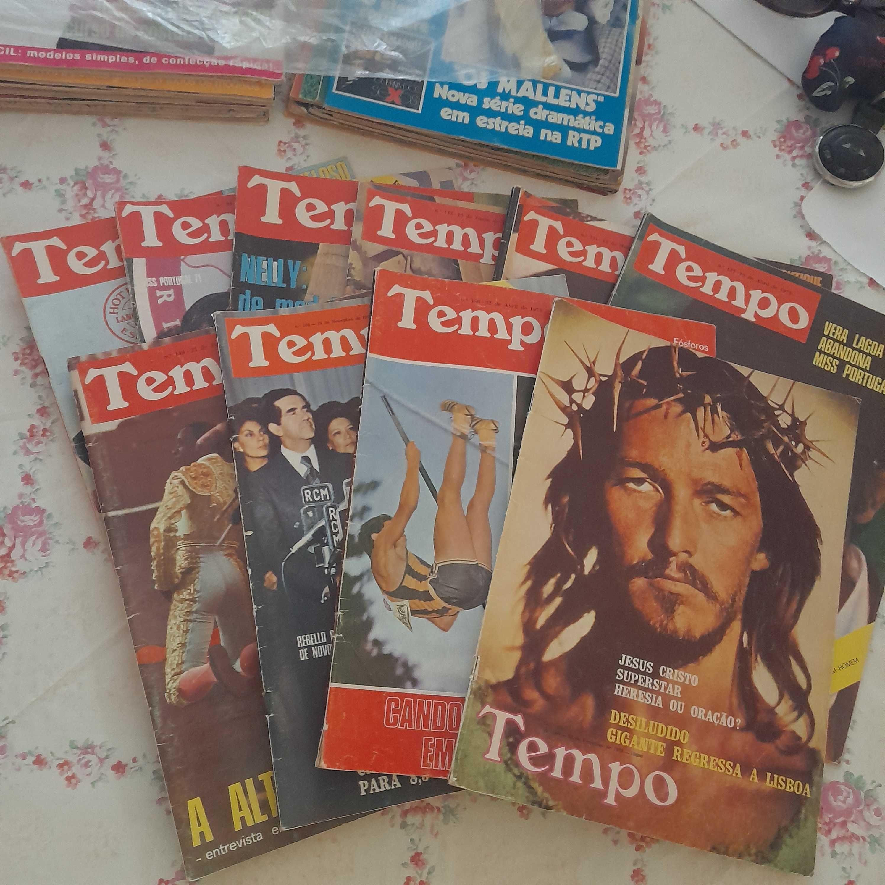 Revistas TEMPO, GENTE, CARAS, VIP e outras anos 70  a 2000