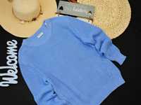 Tchibo piękny sweterek knitwear błękit S