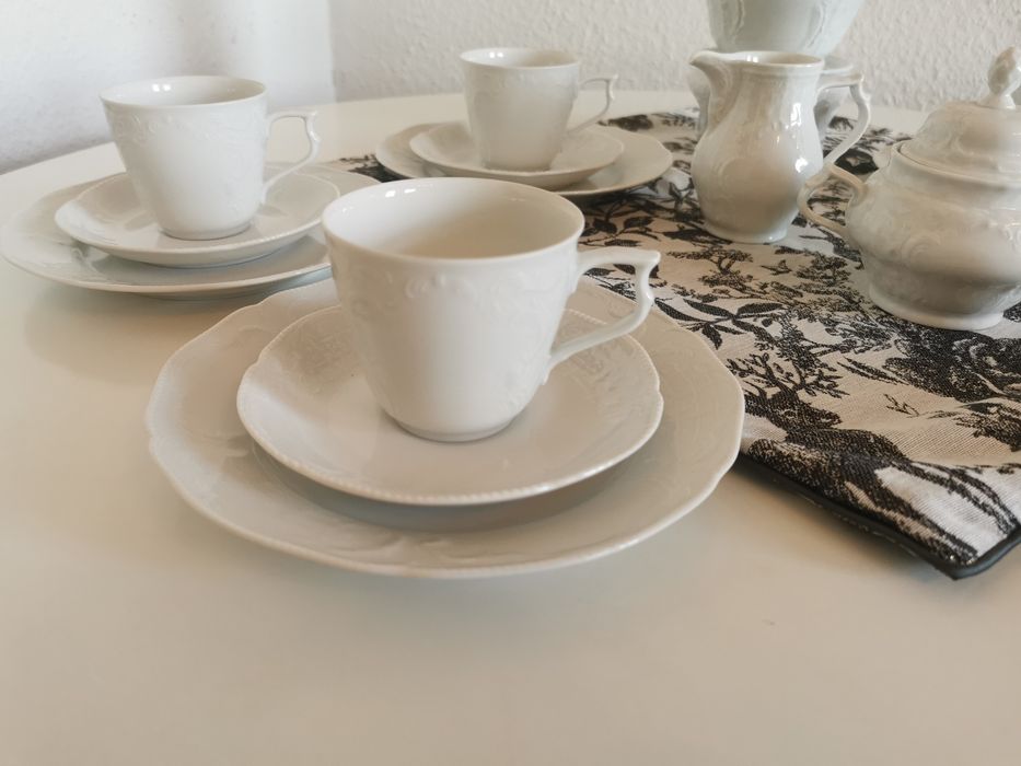 Rosenthal Sanssouci Nowy Biały Serwis Kawowy