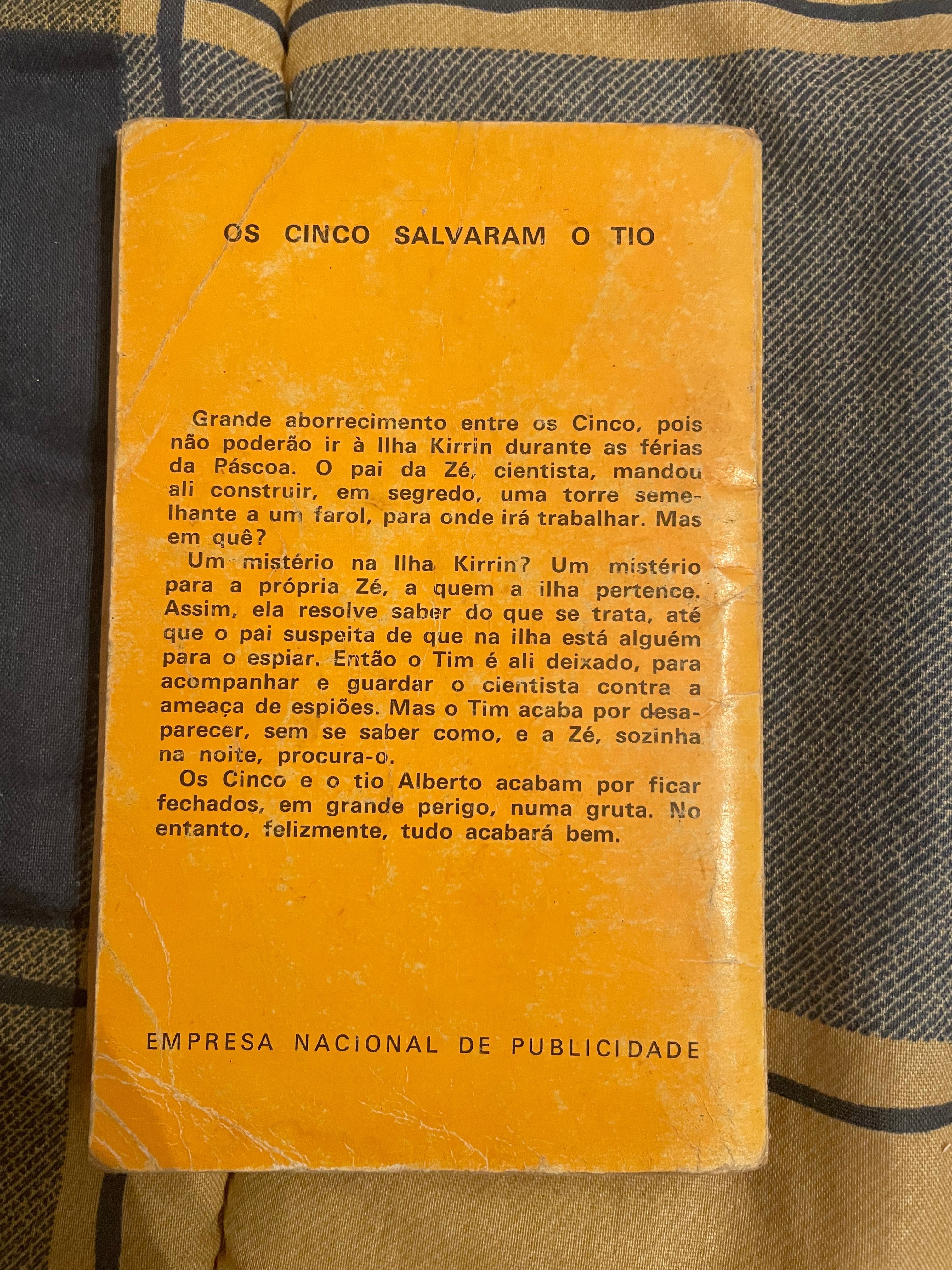 Livro Os Cinco Salvaram O Tio