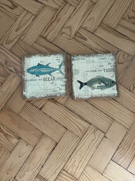 quadros com sardinhas