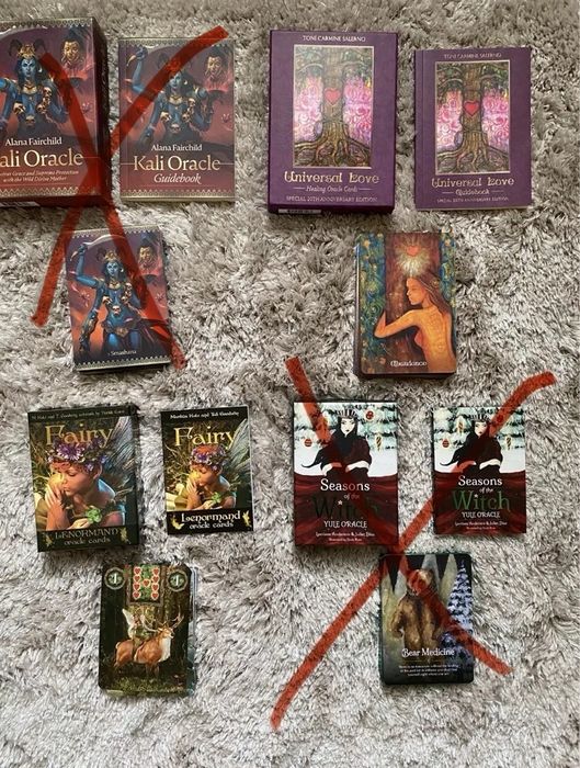 Карты Оракул Таро Vampires Kali Love Egyptian Gods Fairy Witch