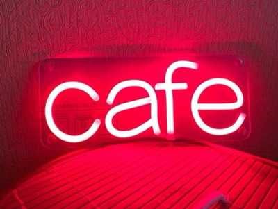 Неонові вивіски кафе, неоновая вывеска coffee неонова вивіска в заклад