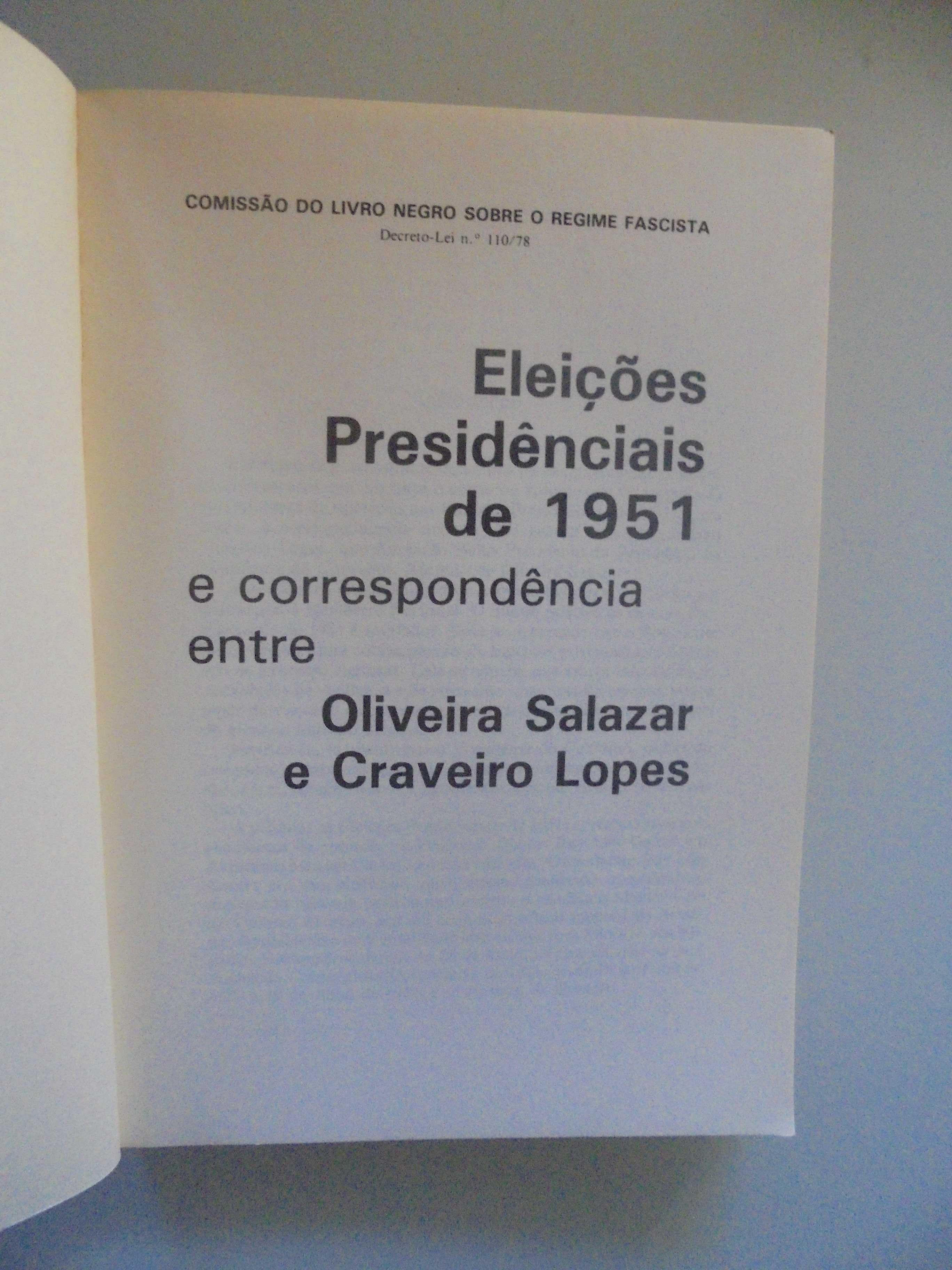 Salazar (Oliveira-Craveiro Lopes);Eleições Presidenciais 1951