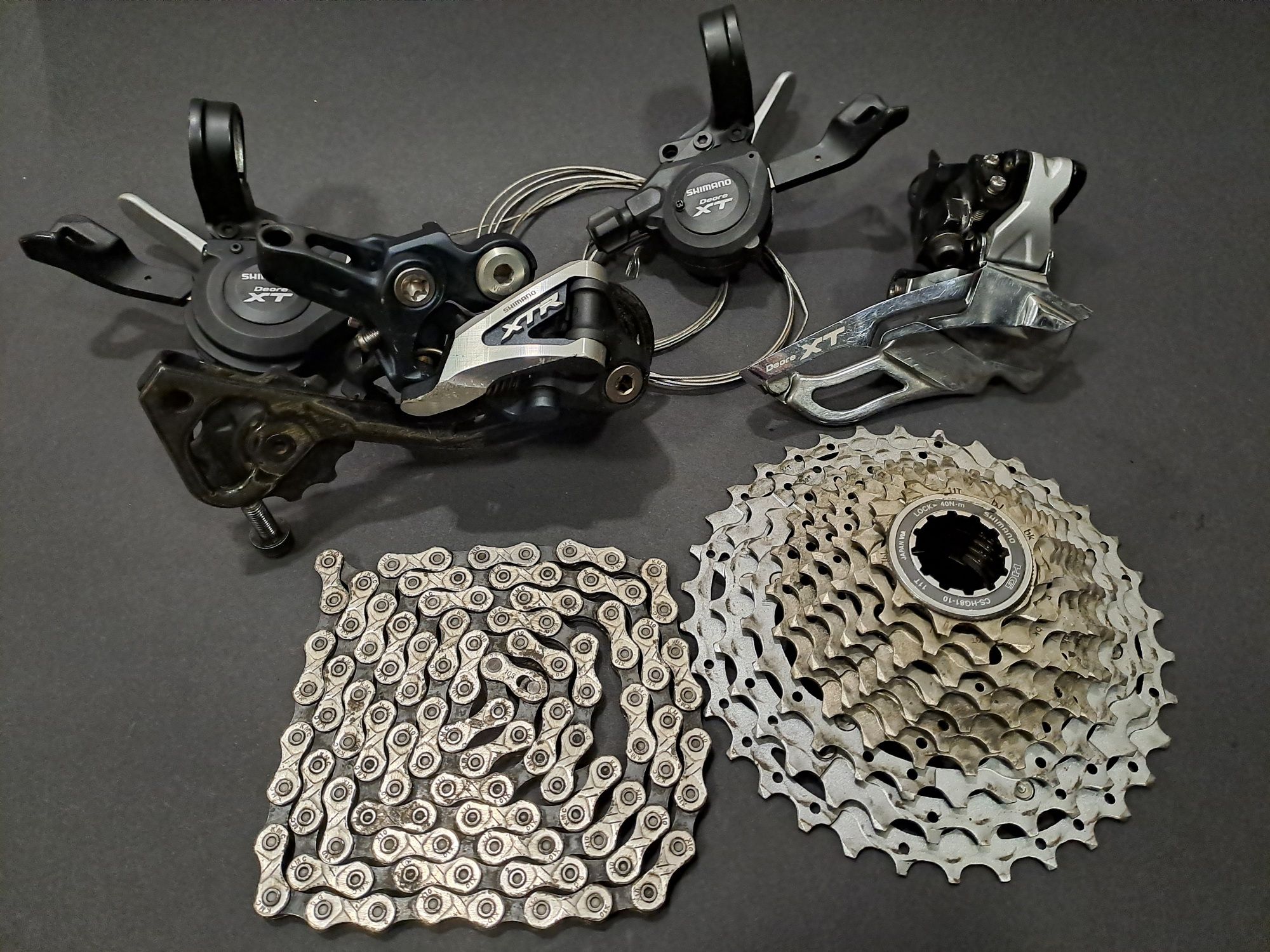 Zestaw Napęd Shimano XTR/Deore XT 3/10s