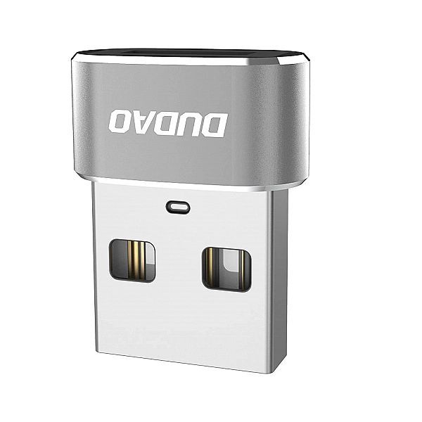 Dudao adapter przejściówka ze złącza Usb Type-C na Usb czarny (l16ac b