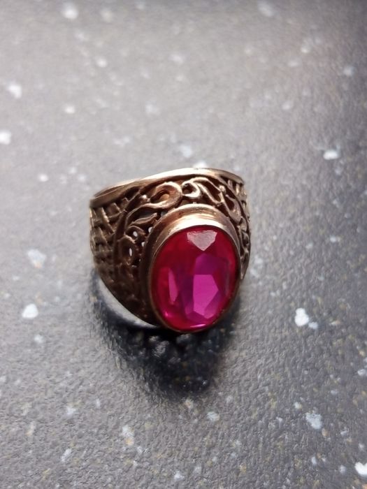 vintage srebrny pierścionek