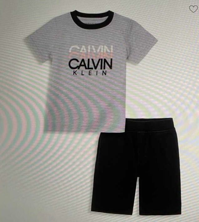 Комплект Calvin Klein шорти + футболка оригінал