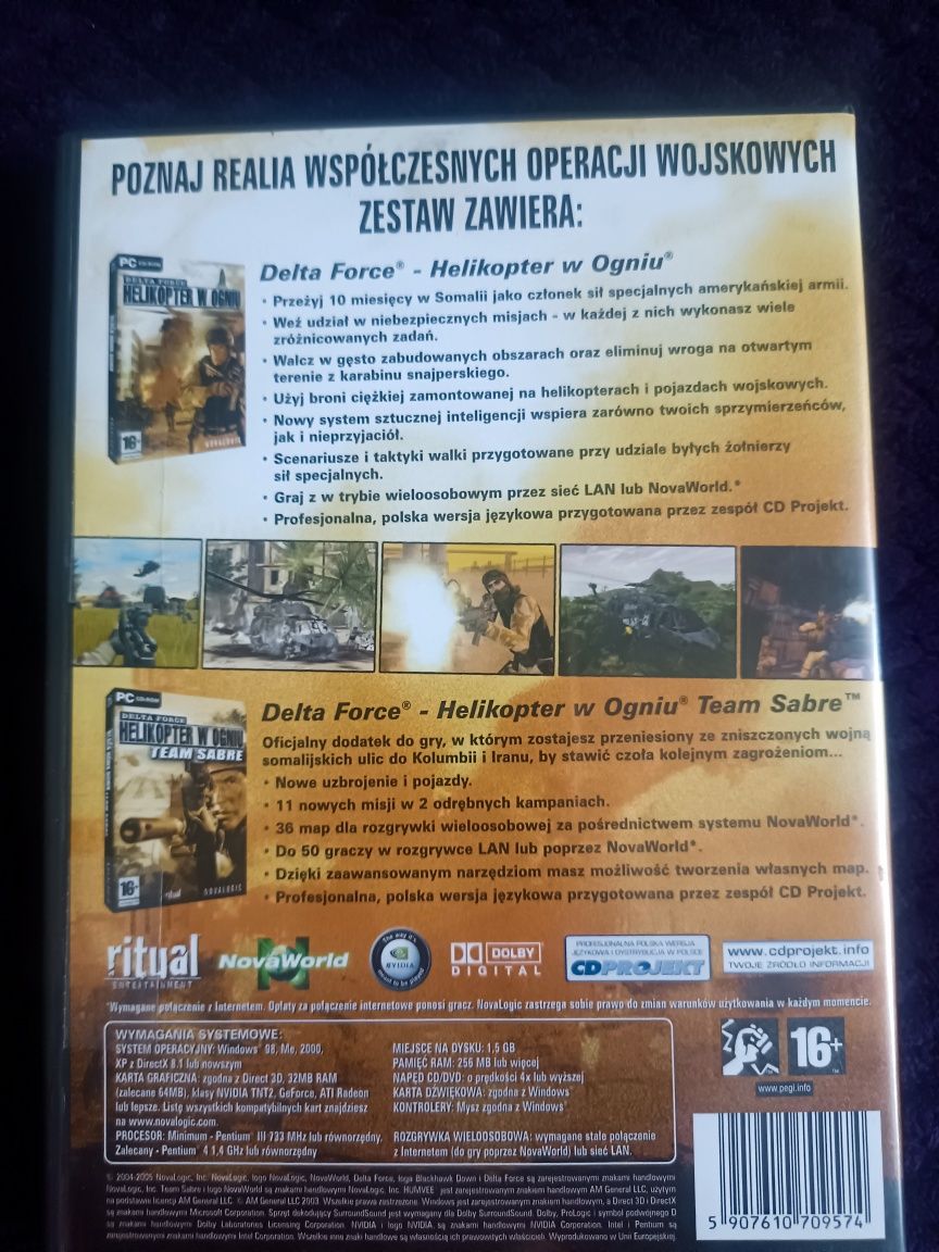 Sprzedam grę Delta Force halikopter w ogniu na PC
