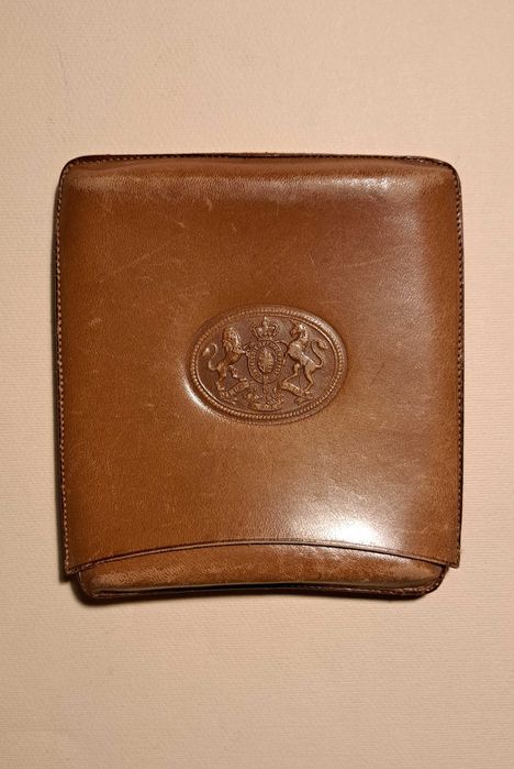 Skórzane etui na cygara i cygaretki - vintage