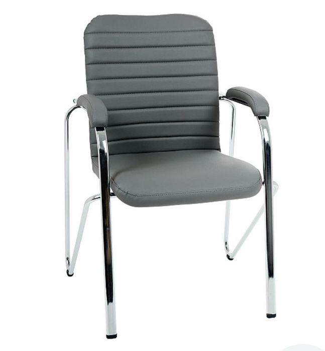 Стул Rumba хром Софт Кожзам серый 20шт