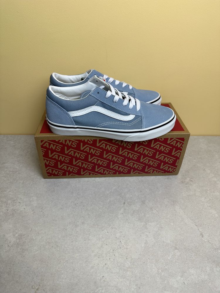 Nowe Oryginalne Buty Vans Old Skool niebieskie rozmiar 38