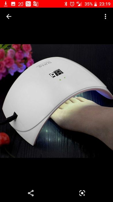 maquina de secar unhas de gel