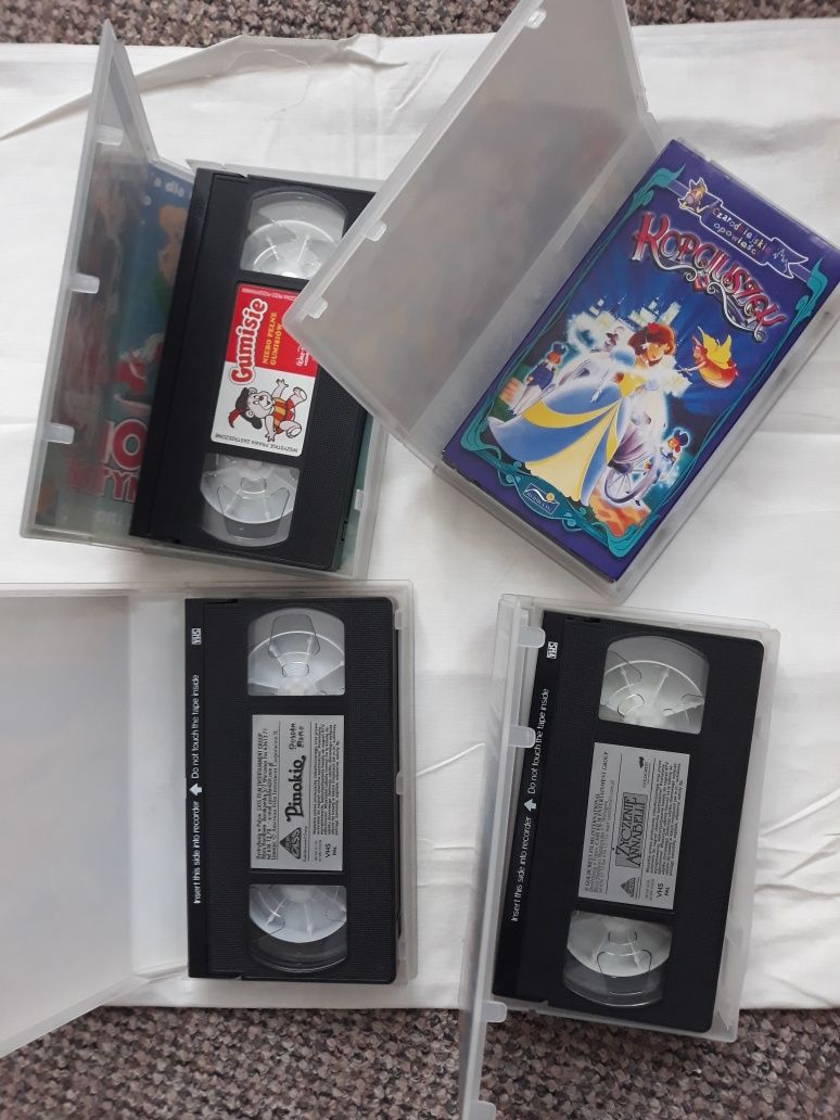 Bajki dla dzieci na kasetach VHS
