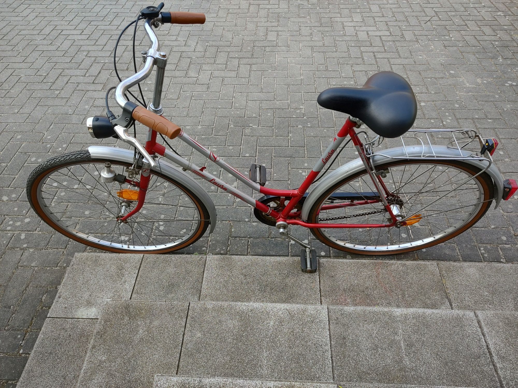 Retro damka Romet z biegami shimano